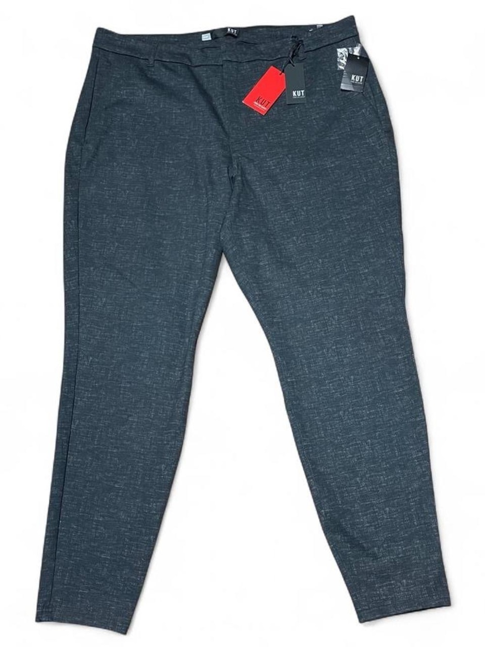 Kut From The Kloth Diana Fab Ab Skinny Pants Black Gray Women 20W Office New